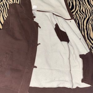 brown NORTH FACE jacket- size- XL